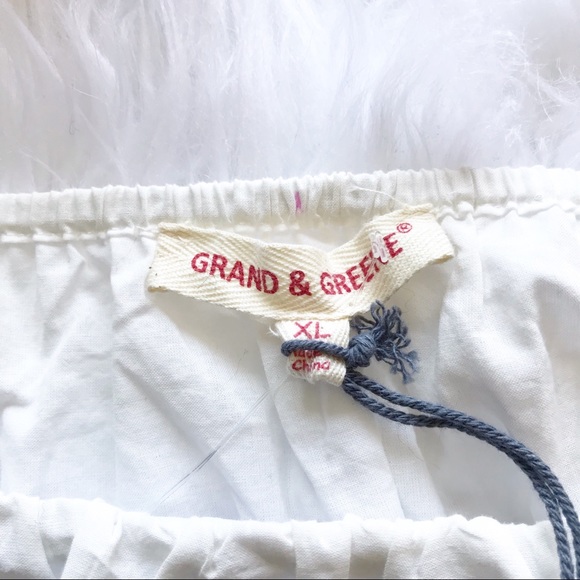 Grand & Greene Boho Ruffled Off the Shoulder Top - Picture 3 of 6